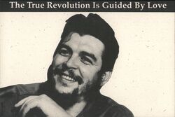 Che Guevara, The True Revolution Is Guided By Love Postcard