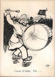 French WWI Propaganda Postcard - Caran d'Ache Postcard
