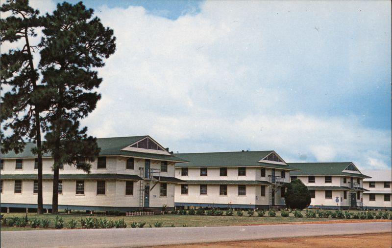 Trainee Barracks in 2nd Training Brigade Area, Fort Polk, Louisiana