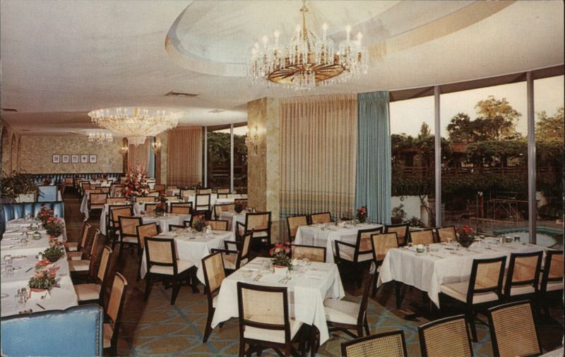Crystal Terrace Room, Huntington-Sheraton Hotel, Pasadena California