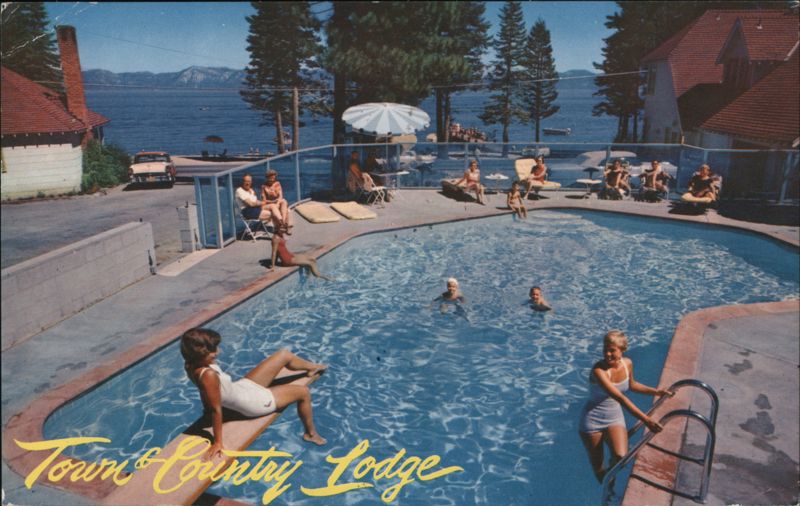Town & Country Lodge Swimming Pool, Tahoe City, CA California
