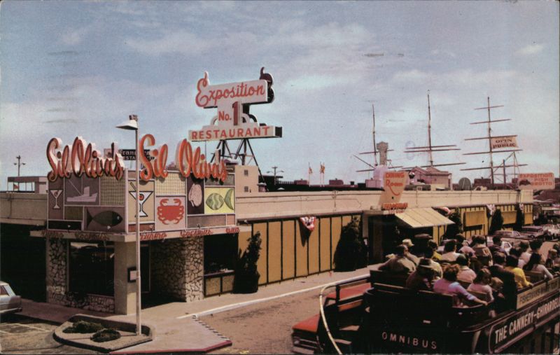 Sil Oliva's Exposition Fish Grotto No. 1, Fisherman's Wharf San Francisco California