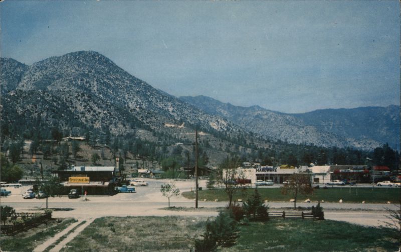 Kernville, California, View of Town and Mountains Ray Foster