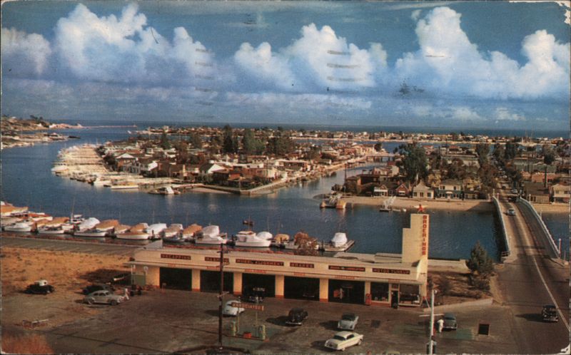 Balboa Island from Irvine Terrace, Snodgrass Station, CA California