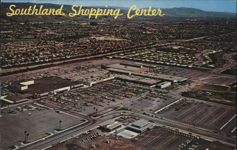 Southland Shopping Center, Aerial View Hayward California