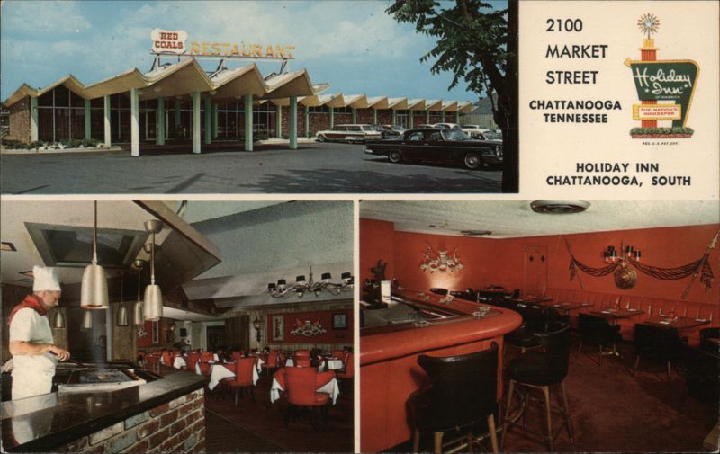 Holiday Inn Chattanooga, South & Red Coals Restaurant Tennessee