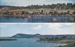 Glendo Marina, Glendo Lake, Wyoming Postcard