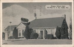 Wagon Wheel Cafe, U.S. Route 66, Cuba, MO Postcard