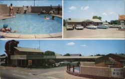 Golden Spread Motel and Grill, U.S. Highway 66, Groom, TX Postcard