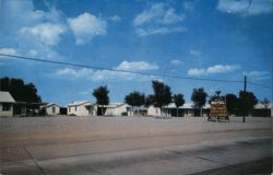 Dixie Motel, U.S. Highway 66, McLean, TX Postcard