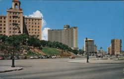 Hotel Nacional & Focsa Building, Malecón Avenue, Havana Postcard