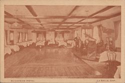 Sunnyside Hotel Dance Hall, Rob Royer Orchestra, La Salle, ONT. Postcard
