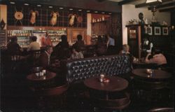 The Ram's Head Inn, Interior Bar Scene Postcard
