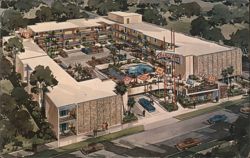 Arroyo Motor Inn, Pasadena Postcard