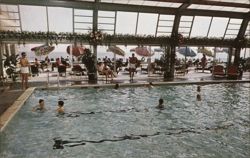 Chalfonte-Haddon Hall Salt-Water Pool, Atlantic City, NJ Postcard