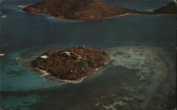Marina Cay Hotel and Cottage Colony, Tortola, BVI Postcard
