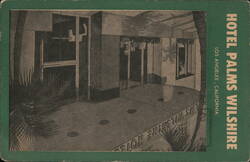 Hotel Palms Wilshire, Los Angeles, CA Postcard