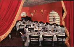 Alexis' Tangier Restaurant Interior, San Francisco Postcard