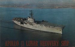 USS IWO JIMA (LPH-2), Apollo 13 Lunar Recovery Ship Postcard