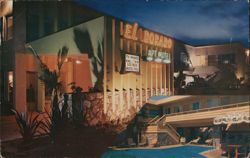 El Dorado Apt. Motel, Pacific Beach, San Diego Postcard