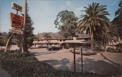 Villa Rafael Motel, San Rafael, CA Postcard