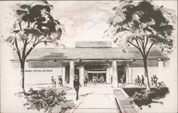 Saks Fifth Avenue Store Rendering, Monterey, CA Postcard
