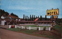 Humboldt Gables Motel, Rio Dell, CA Postcard