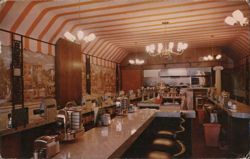 Miz Brown's Country Kitchen Interior, San Francisco Postcard