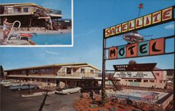 Satellite Motel, Beaverton, OR Postcard
