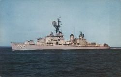 USS Alfred A. Cunningham (DD-752) Destroyer Postcard
