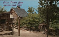 Silver Dollar City, Marvel Cave Park, City Hall Marshal Hooker Postcard