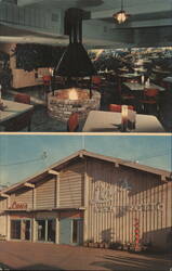 Lou's Fish Grotto, Old Fisherman's Wharf, Monterey Postcard