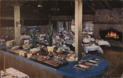 El Nido Dining Room, Smörgåsbord Buffet, Lafayette Postcard