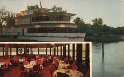 Stillwood Resort Lakeport CA Susie S Liner & Dining Chrome Postcard