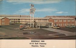 Rodeway Inn, 4115 Gulf Freeway, Houston, Texas Postcard