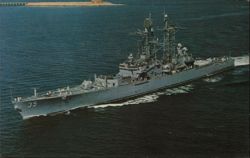 USS Truxtun (DLGN-35) Guided Missile Frigate Postcard