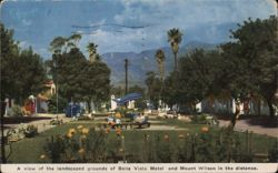 Bella Vista Motel & Mount Wilson, Pasadena, CA Postcard