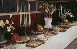 Trancas Restaurant, Continental Buffet, Malibu, CA Postcard
