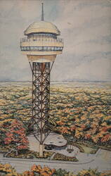 Hot Springs Mountain Tower, Hot Springs National Park, AR Postcard