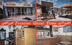 Frontier Ghost Town, Bliss, Idaho Postcard