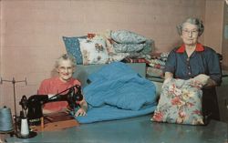 Goodwill Industries Workers Sewing, Seattle Postcard