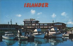 Islander Motel and Charters, Westport Postcard