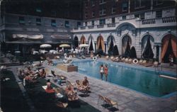 Swimming Pool at The Chase Hotel, St. Louis Postcard