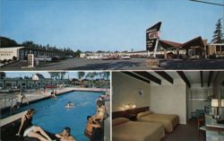 Brookside Motel Postcard