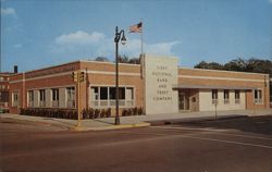 First National Bank and Trust Company, Crawfordsville Postcard