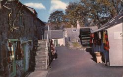 Kilmahog Woollen Mill Water Wheel, Perthshire Postcard