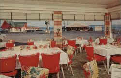 Zenith Motel Dining Room, Ste. Anne de Beaupré, PQ Postcard