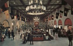 Hotel Commodore Lobby, New York City Postcard