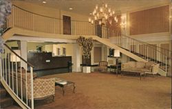 Ramada Inn Lobby and Staircase, Tuscaloosa, AL Postcard