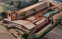 Thunderbird Motel, 184th & Collins Ave, Miami Beach, FL Postcard